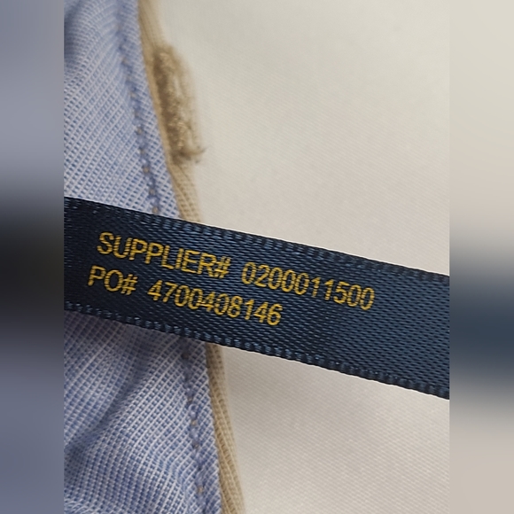 Polo Ralph Lauren Men Pant 36x32 Stretch Classic Fit Flat Front Khaki Tan Modern - Picture 8 of 8